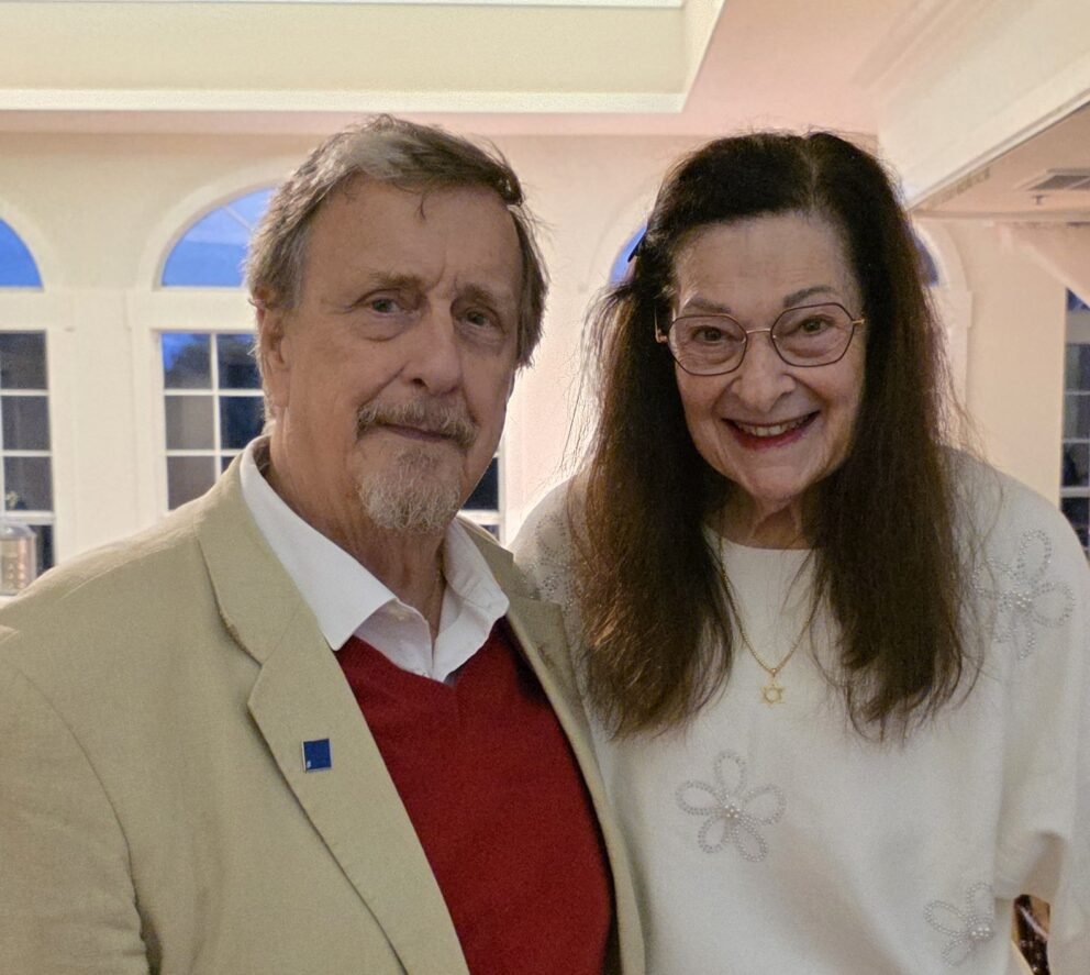 Mark Johnson with wife